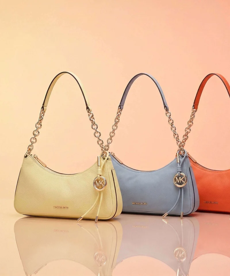 Michael Kors Nolita Medium Schultertasche lemon