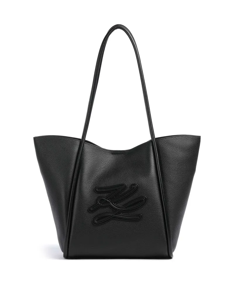 Karl Lagerfeld K/Autograph Medium Shopper black/nickel