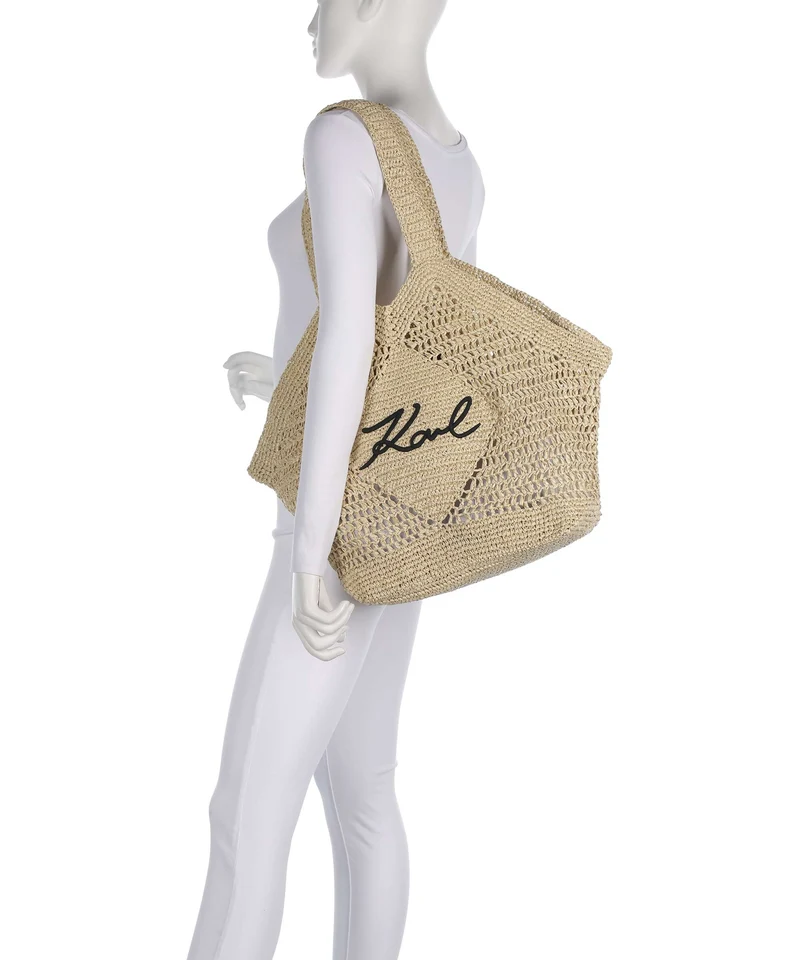 Karl Lagerfeld K/Signature Shopper natural