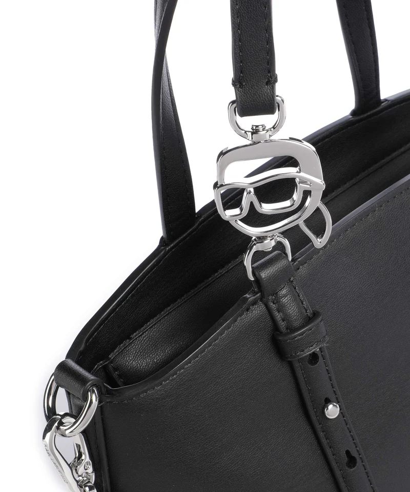 Karl Lagerfeld Ikon Smooth Handtasche black