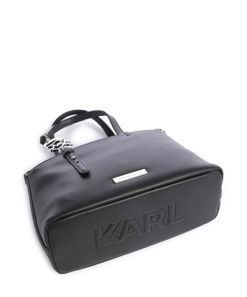 Karl Lagerfeld Ikon Smooth Handtasche black