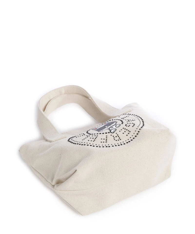 Karl Lagerfeld Ikon Circle Choupette Small Handtasche off white