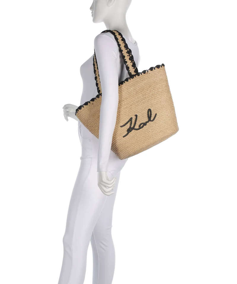 Karl Lagerfeld K/Signature Shopper natural