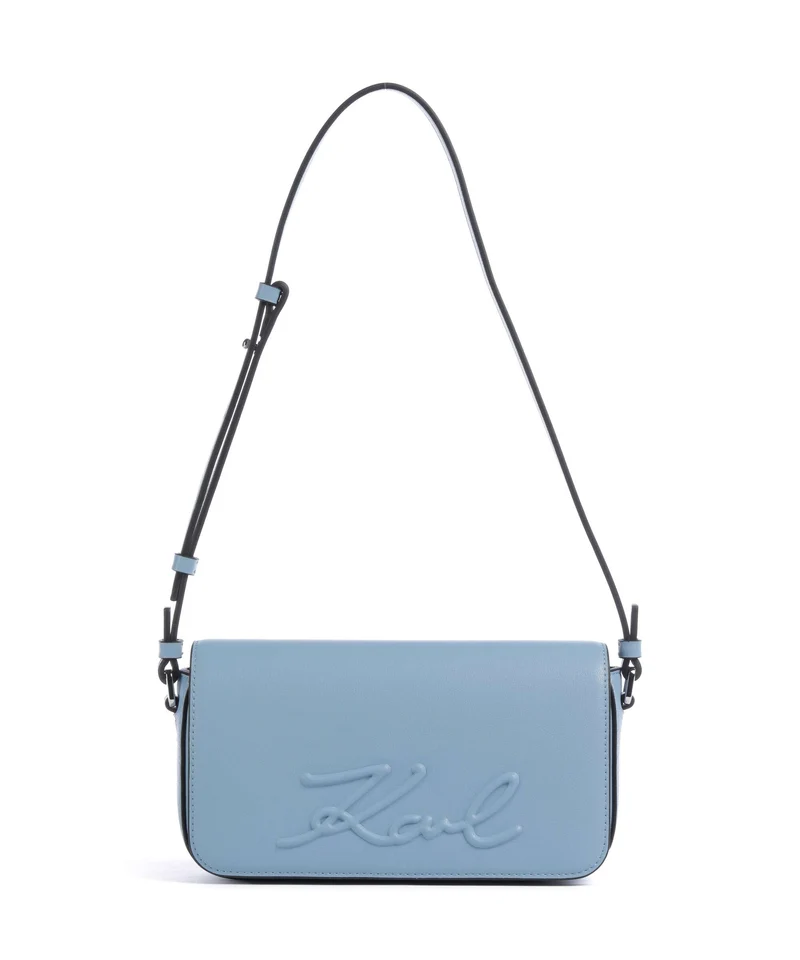 Karl Lagerfeld K/Ville Small Schultertasche blue bloom