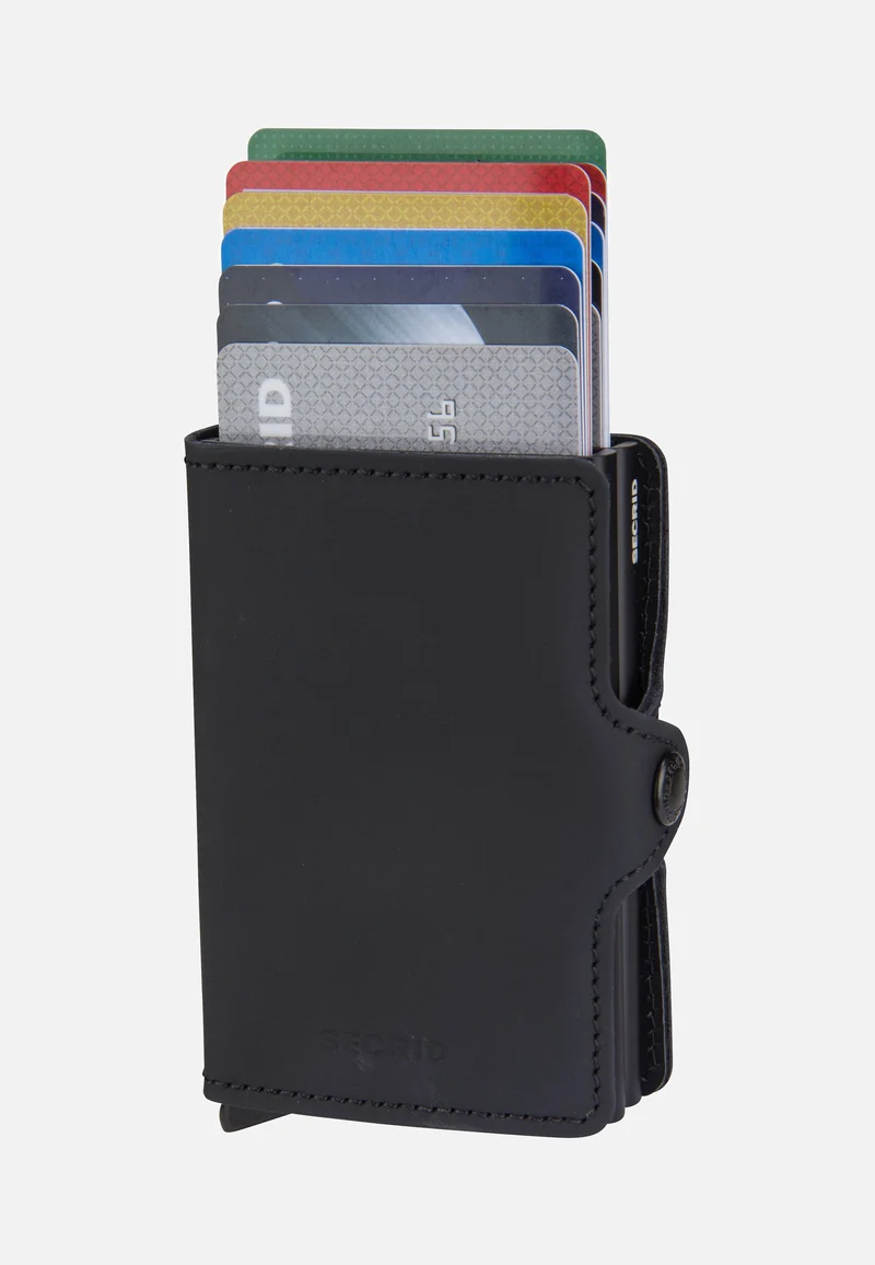 Twinwallet Matte Black - Portemonnaie
