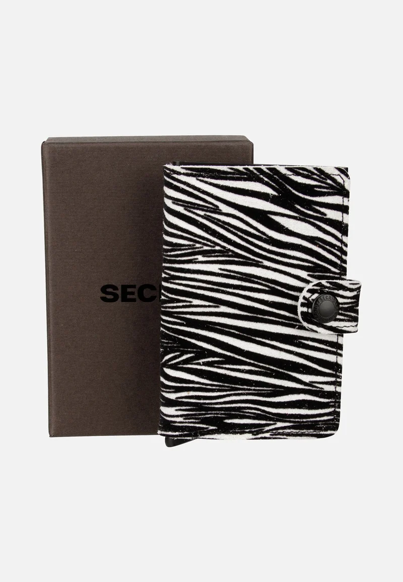 Miniwallet Zebra Light Grey - Portemonnaie