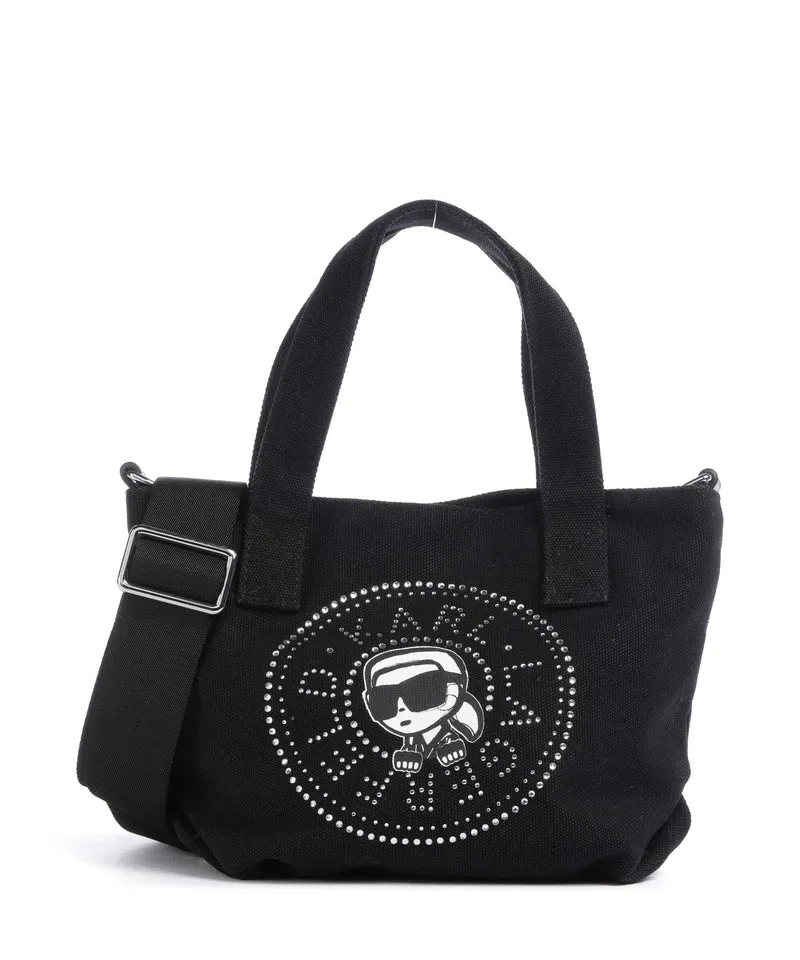 Karl Lagerfeld Ikon Circle Karl Small Handtasche black