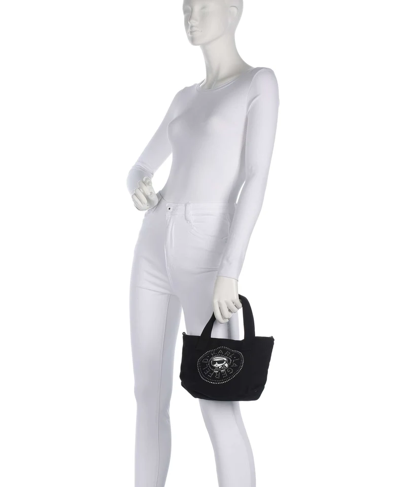 Karl Lagerfeld Ikon Circle Karl Small Handtasche black
