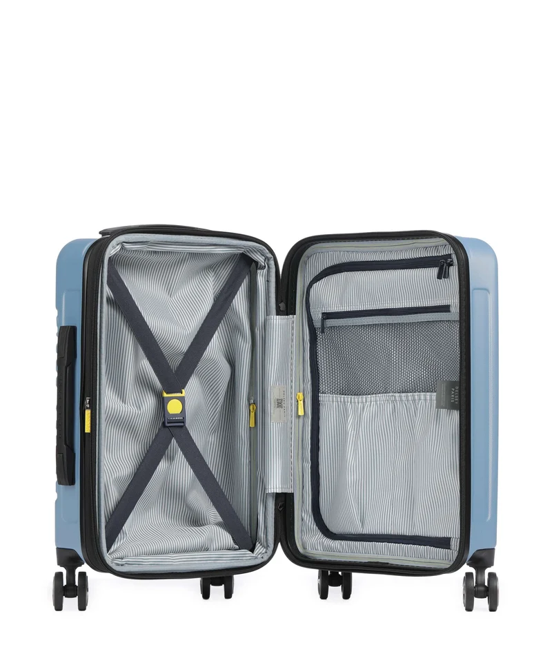 Delsey Paris Longitude 4-Rollen Trolley blue