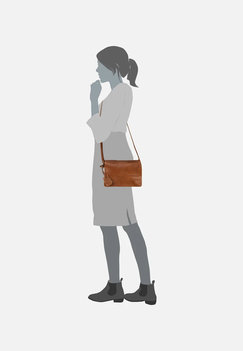 Natural Norah 1000815 Coco Cognac - Crossbody Bag