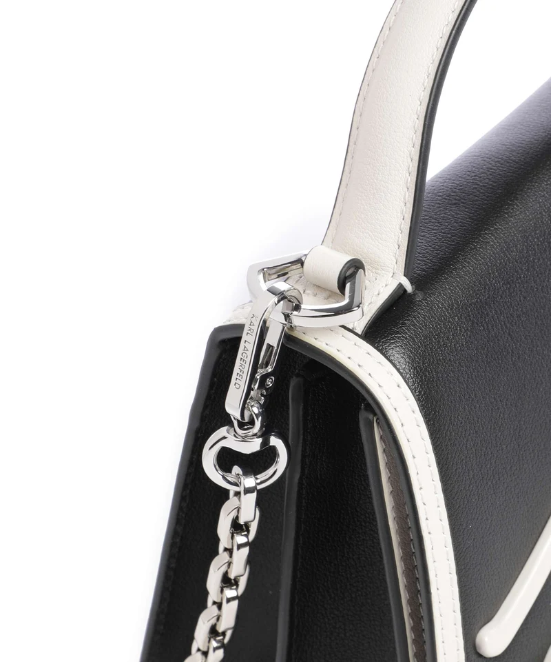 Karl Lagerfeld K/Signature 2.0 Umhängetasche black/white