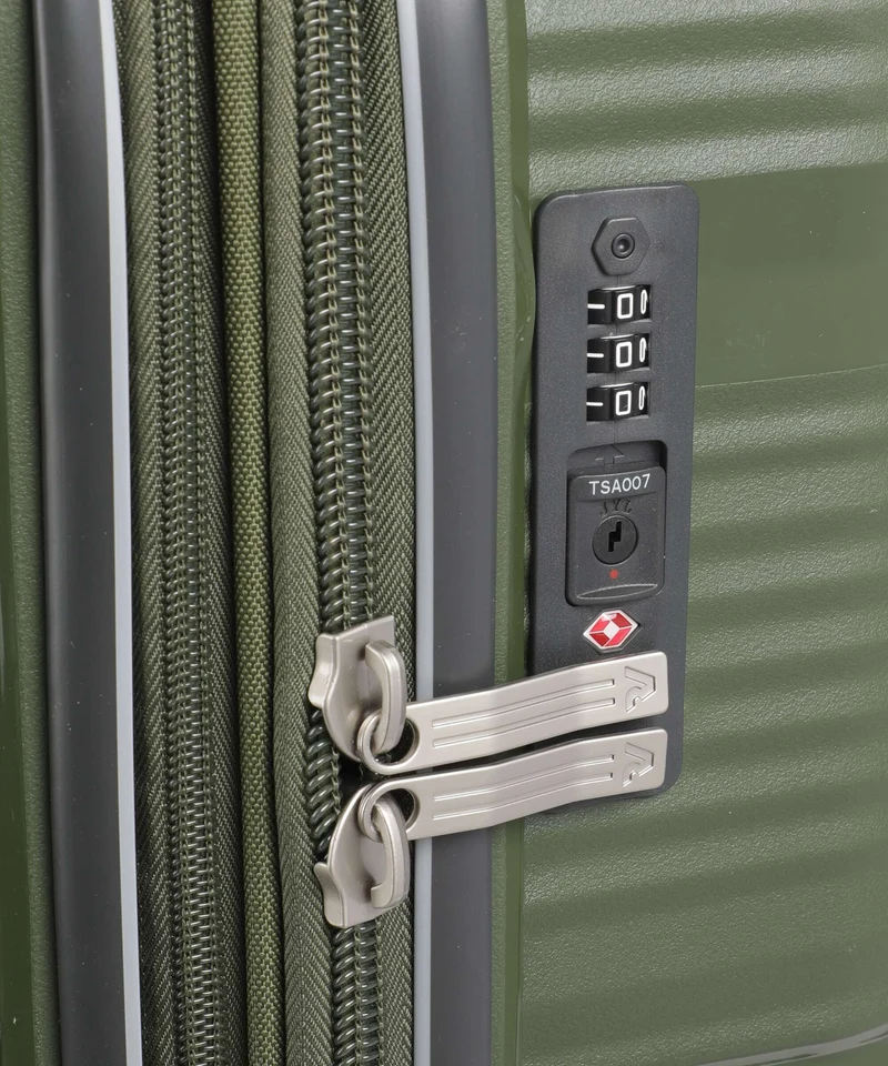 Roncato R-Lite 4-Rollen Trolley verde militare