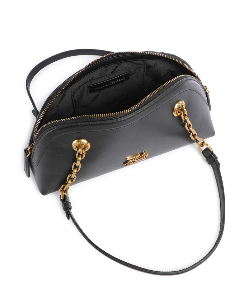 Karl Lagerfeld K/Autograph Bowling Small Schultertasche black/gold