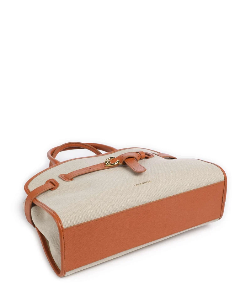 Coccinelle Sabine Canvas Handtasche natural/crab