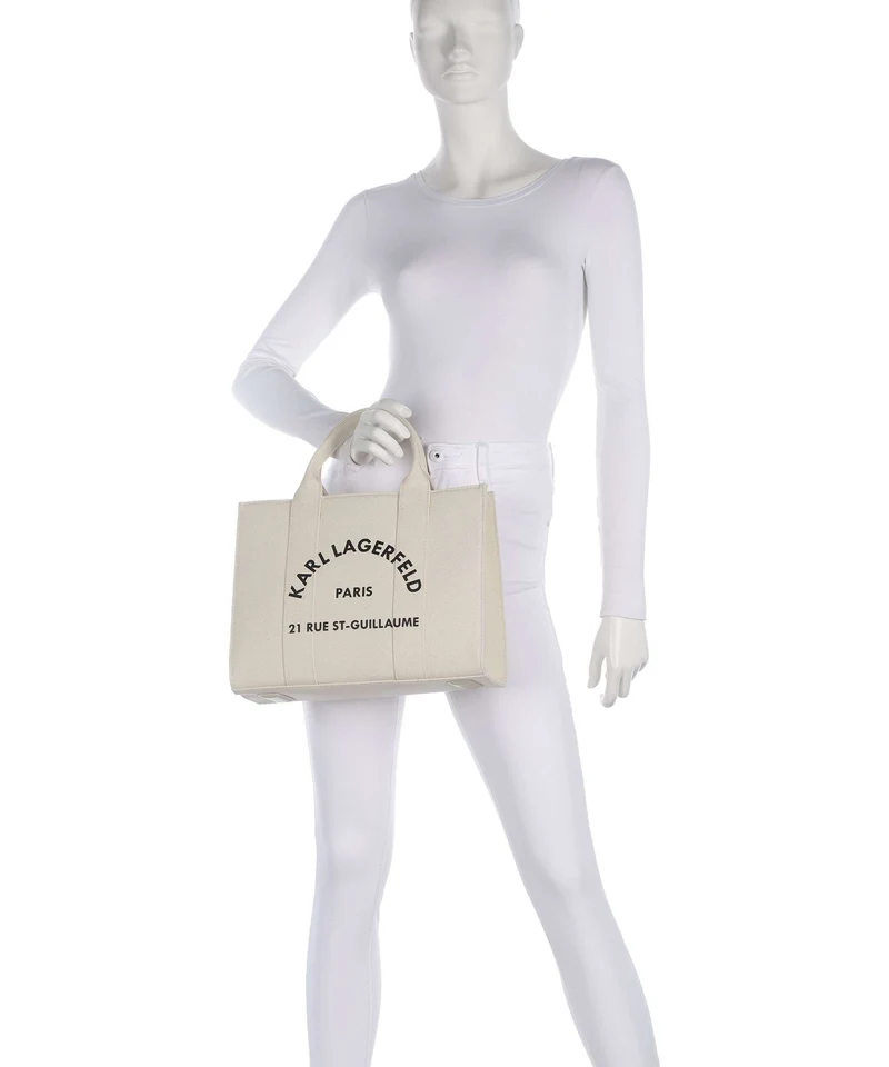 Karl Lagerfeld K/Rue St Guillaume Medium Handtasche natural