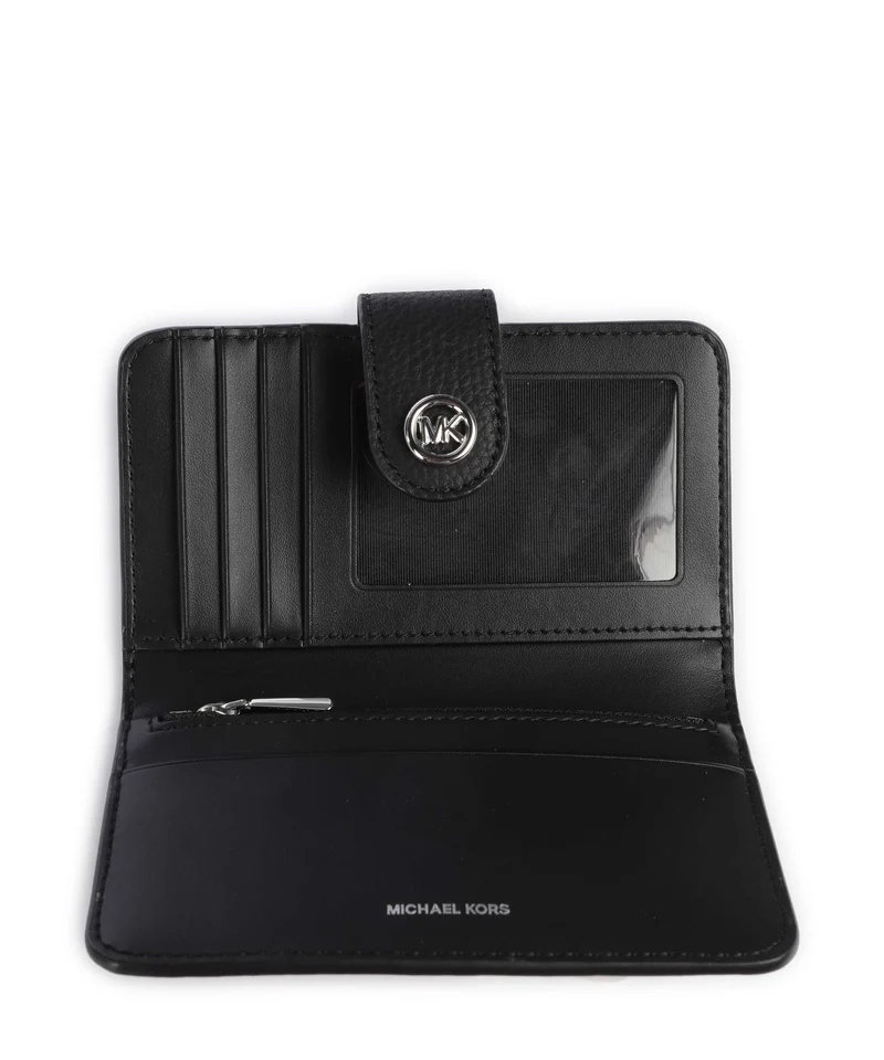 Michael Kors MK Pop Charm Medium Geldbörse black
