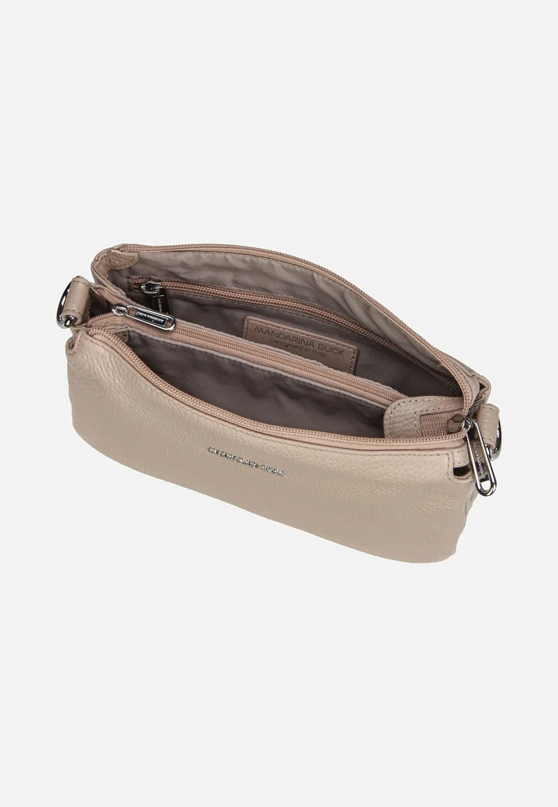 Mellow Leather Pochette FZT82 Warm Taupe - Crossbody Bag