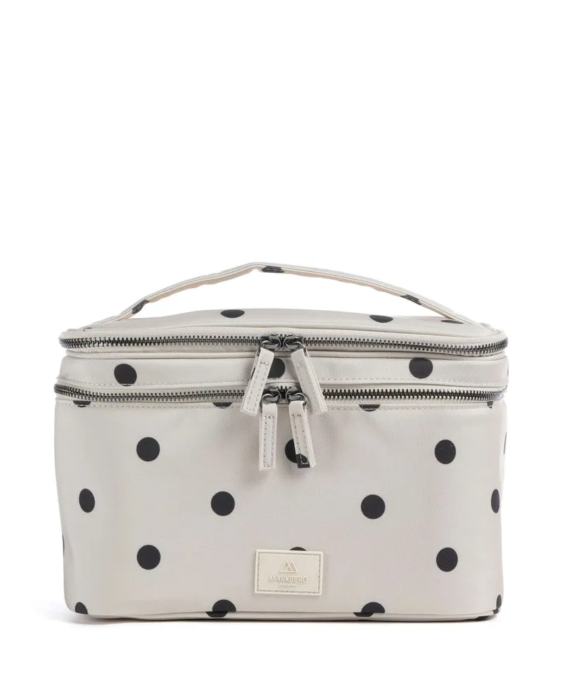 Markberg TreasureMBG Kulturbeutel polka dot/creme