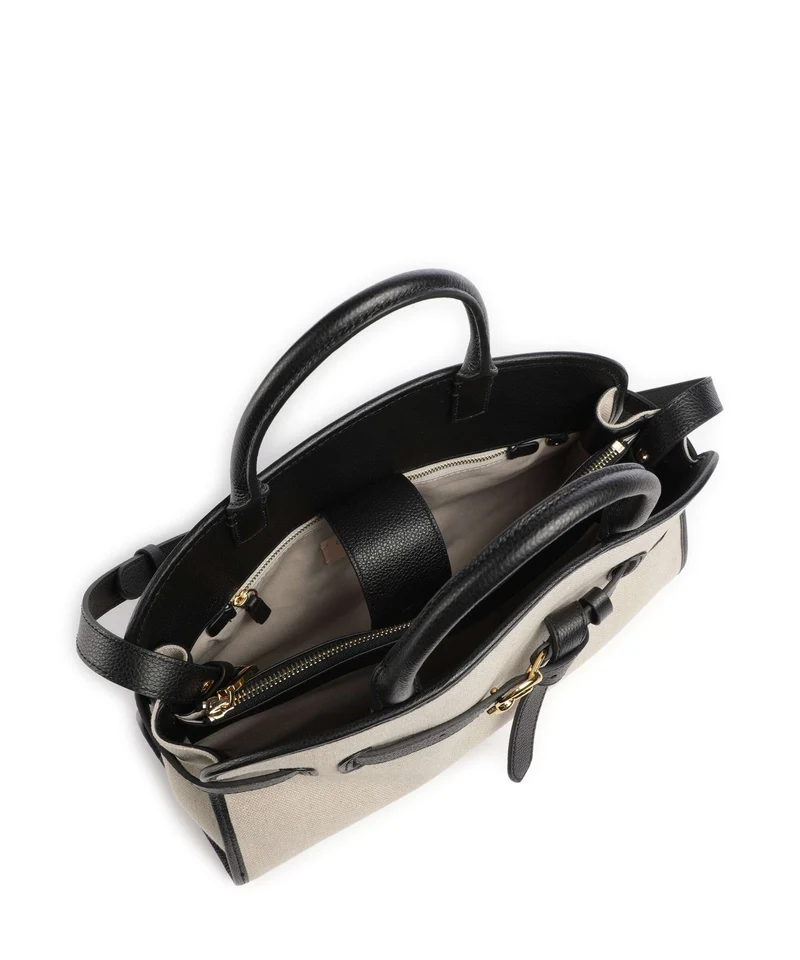 Coccinelle Sabine Canvas Handtasche natural/noir