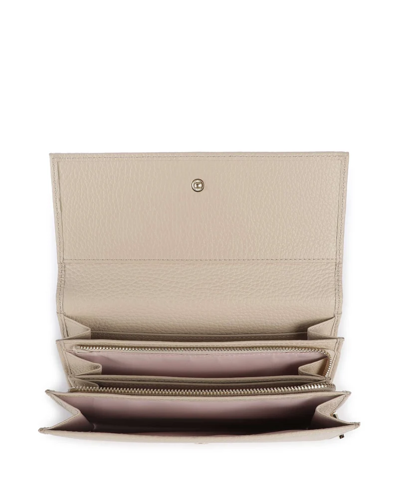 Coccinelle Metallic Soft Geldbörse sandshell