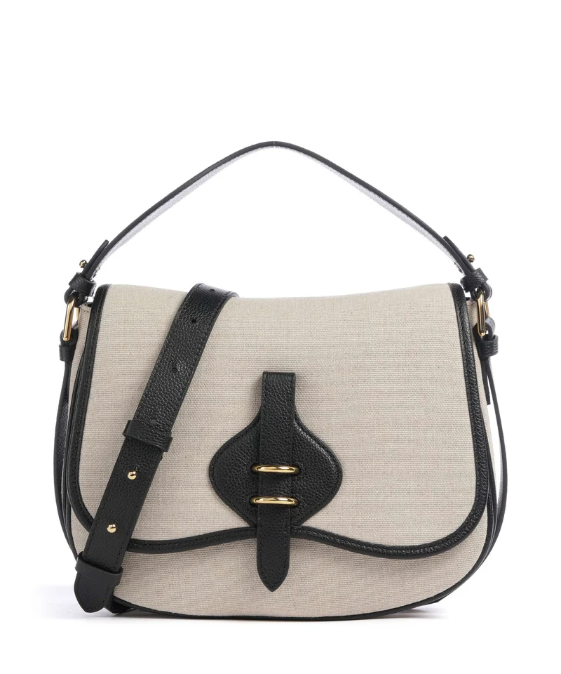 Coccinelle Mavery Canvas Handtasche natural/noir