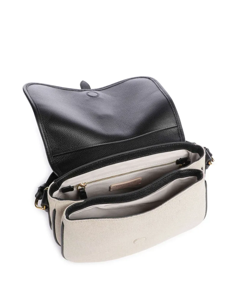 Coccinelle Mavery Canvas Handtasche natural/noir