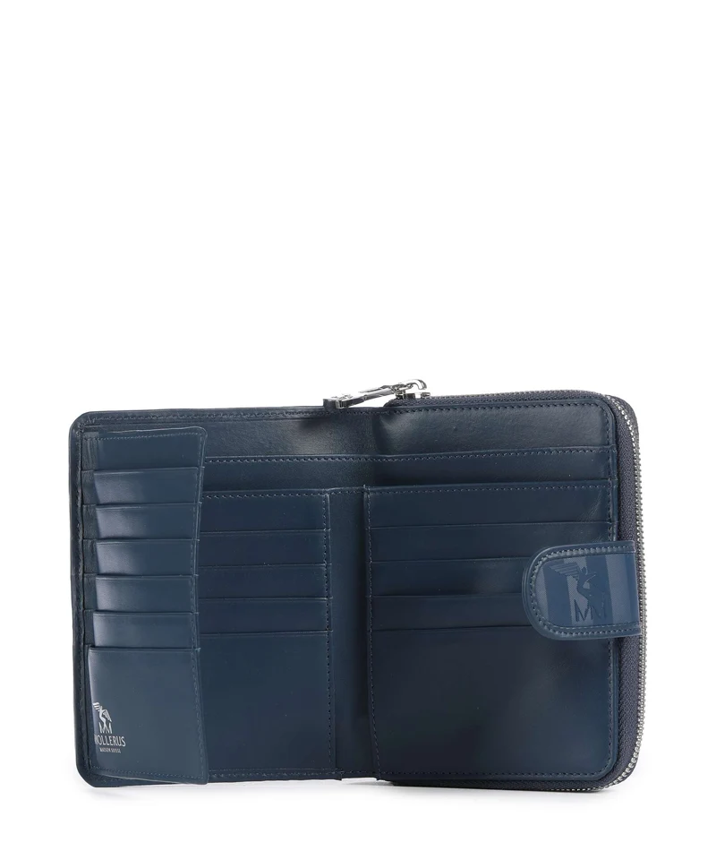 Maison Mollerus Vinerus Saentis Geldbörse deep blau
