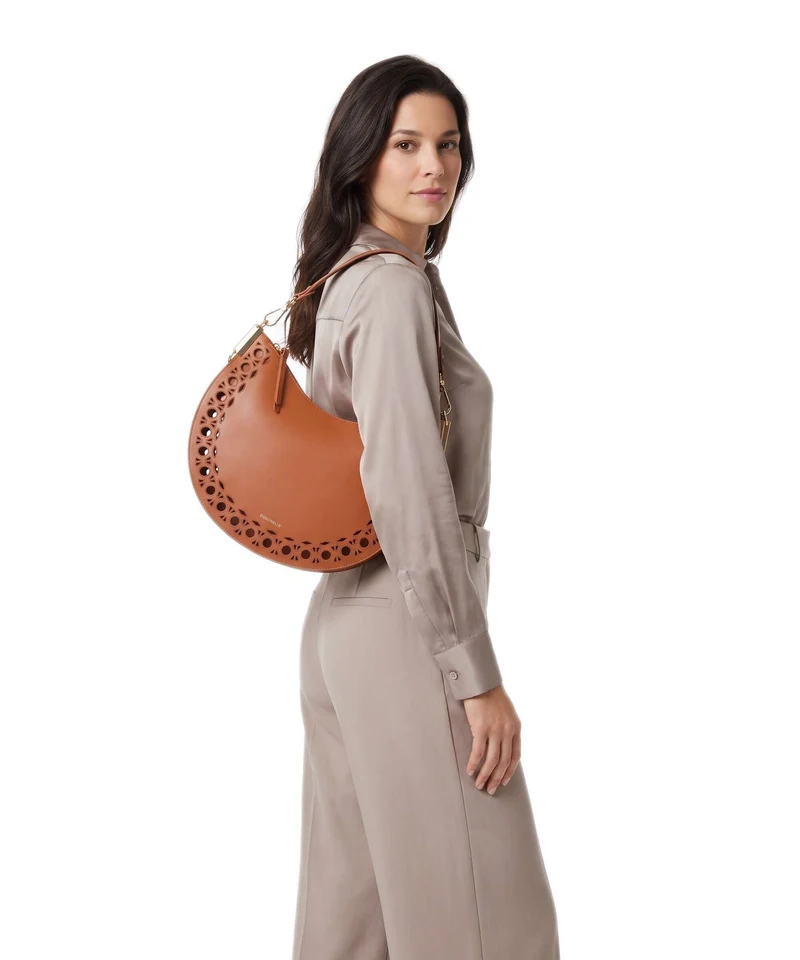 Coccinelle Sunup Monogram Sangallo Beuteltasche crab
