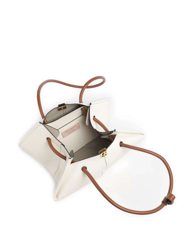 Coccinelle Kamy Schultertasche pearl/cognac