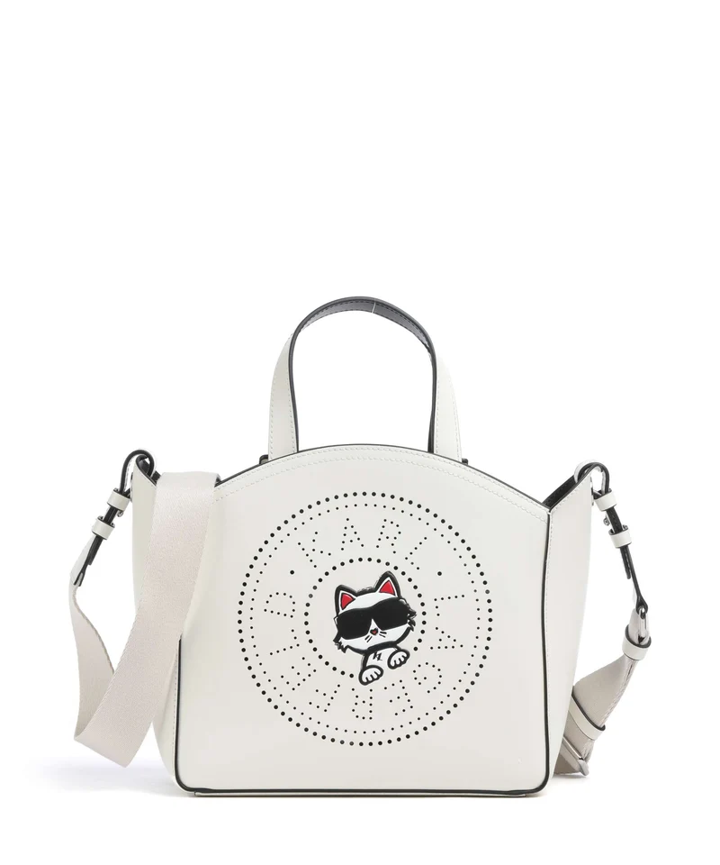 Karl Lagerfeld K/Circle Choupette Small Handtasche off white