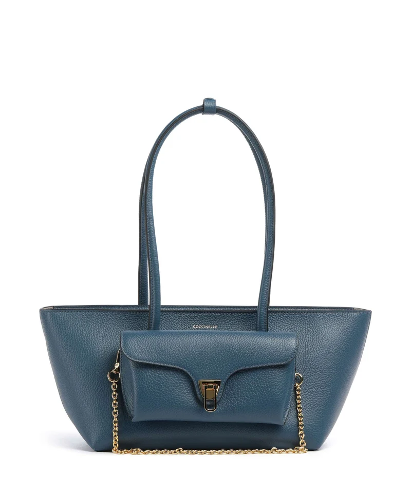 Coccinelle Beat Double Schultertasche deep blue