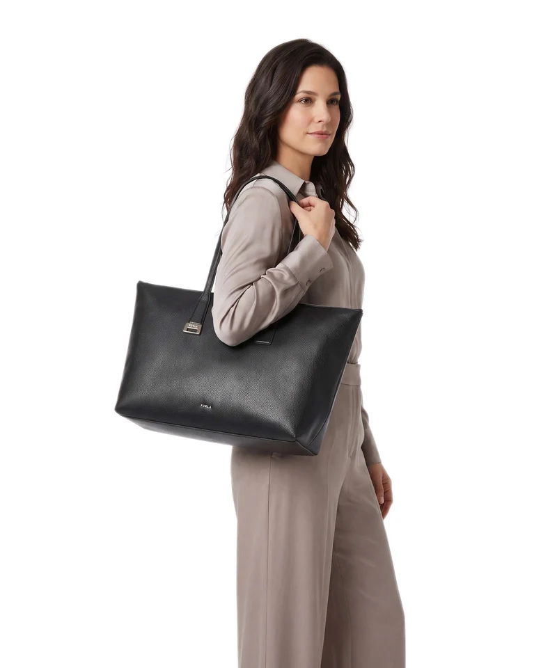 Furla Olivia L Shopper nero