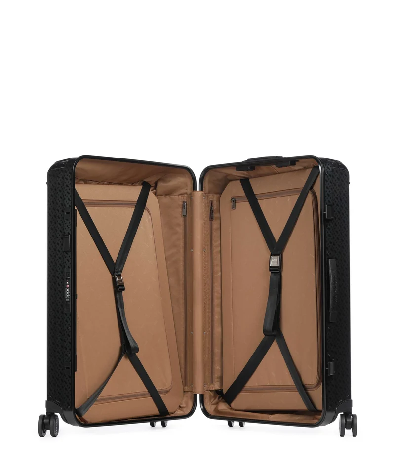 Samsonite Lite-Box Alu Boss Edition 4-Rollen Trolley graphite monogram