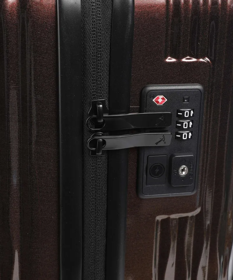 Pack Easy Flow 4-Rollen Trolley mocca