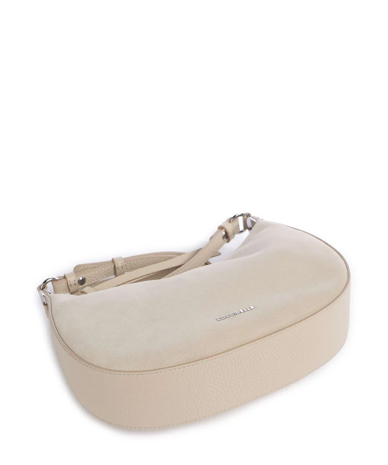 Coccinelle Fujiko Suede Umhängetasche sandshell