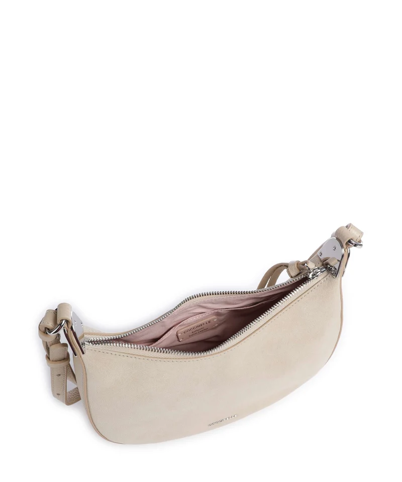 Coccinelle Fujiko Suede Umhängetasche sandshell