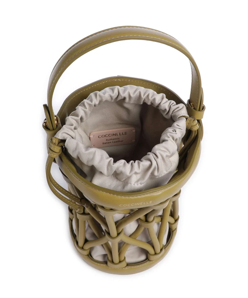 Coccinelle Koi Bucket Handtasche seagrass