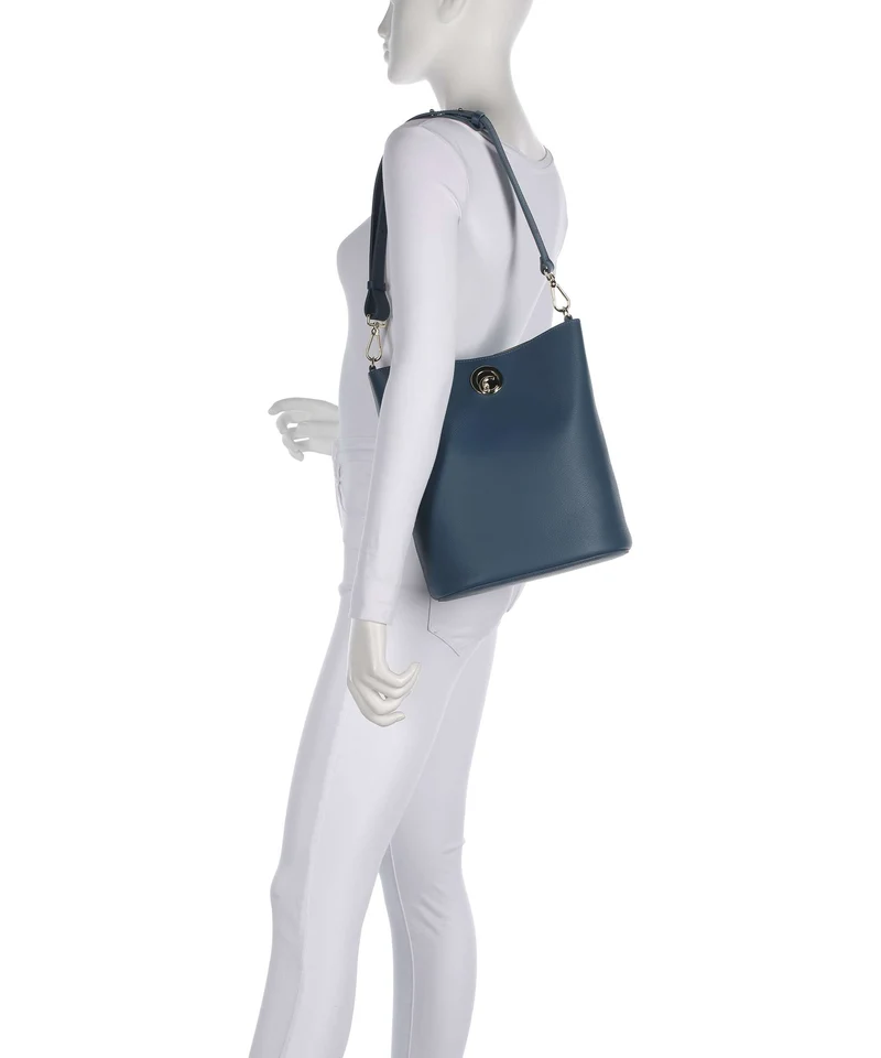 Coccinelle Nikla Bucket Handtasche deep blue/sandshell