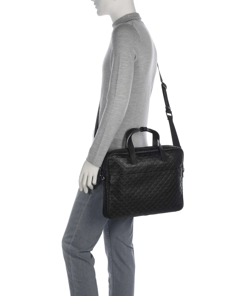 Emporio Armani Minorca Aktentasche black beauty