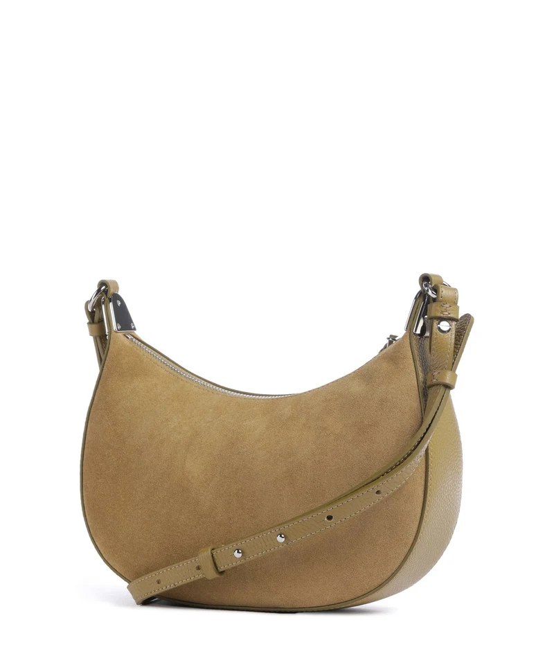 Coccinelle Fujiko Suede Umhängetasche seagrass