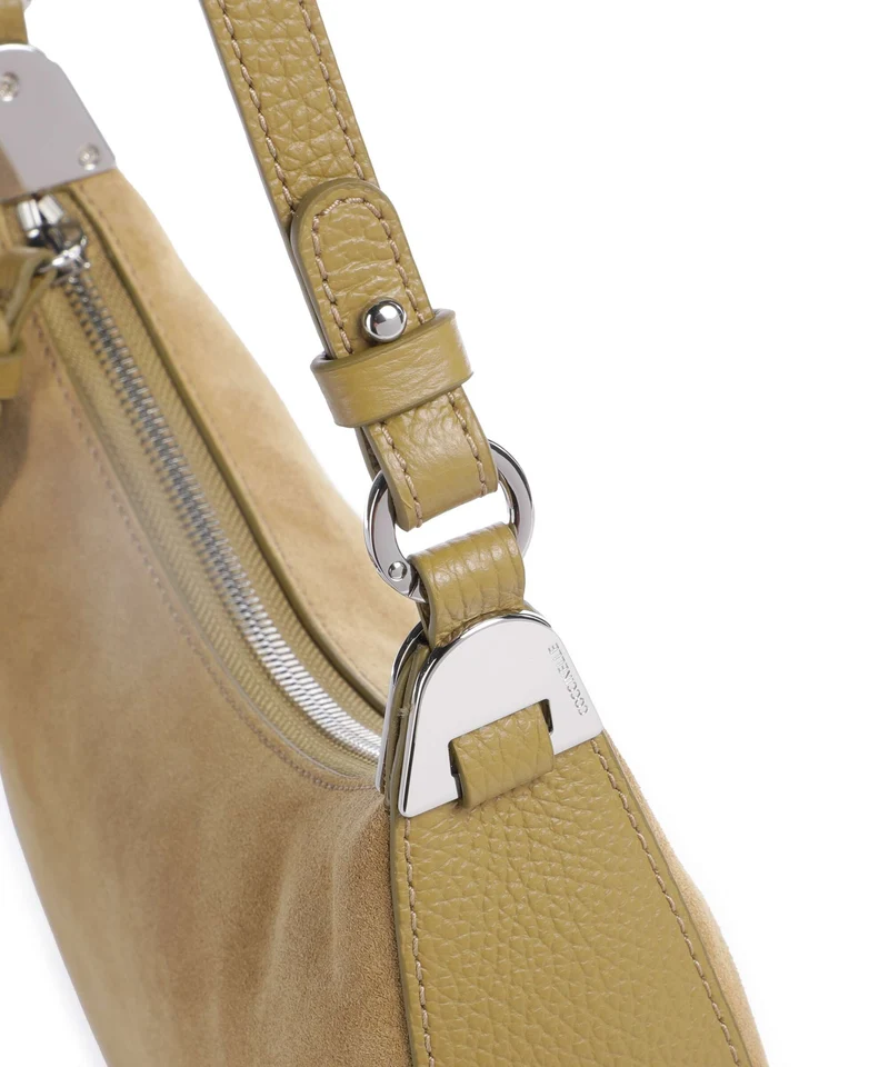 Coccinelle Fujiko Suede Umhängetasche seagrass