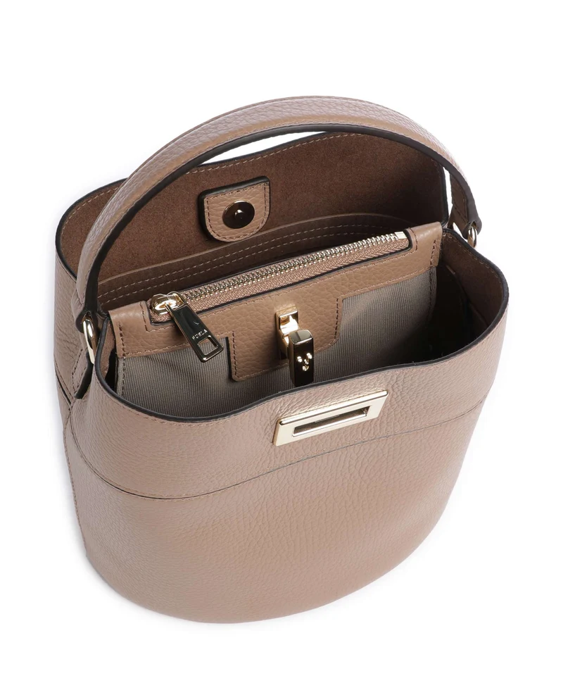 Furla Amelia Mini Bucket Handtasche toffee