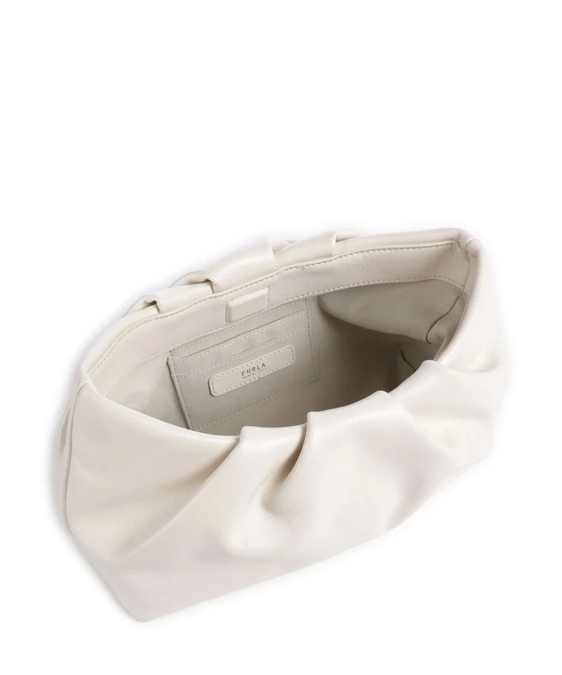 Furla Delia Mini Clutch panna