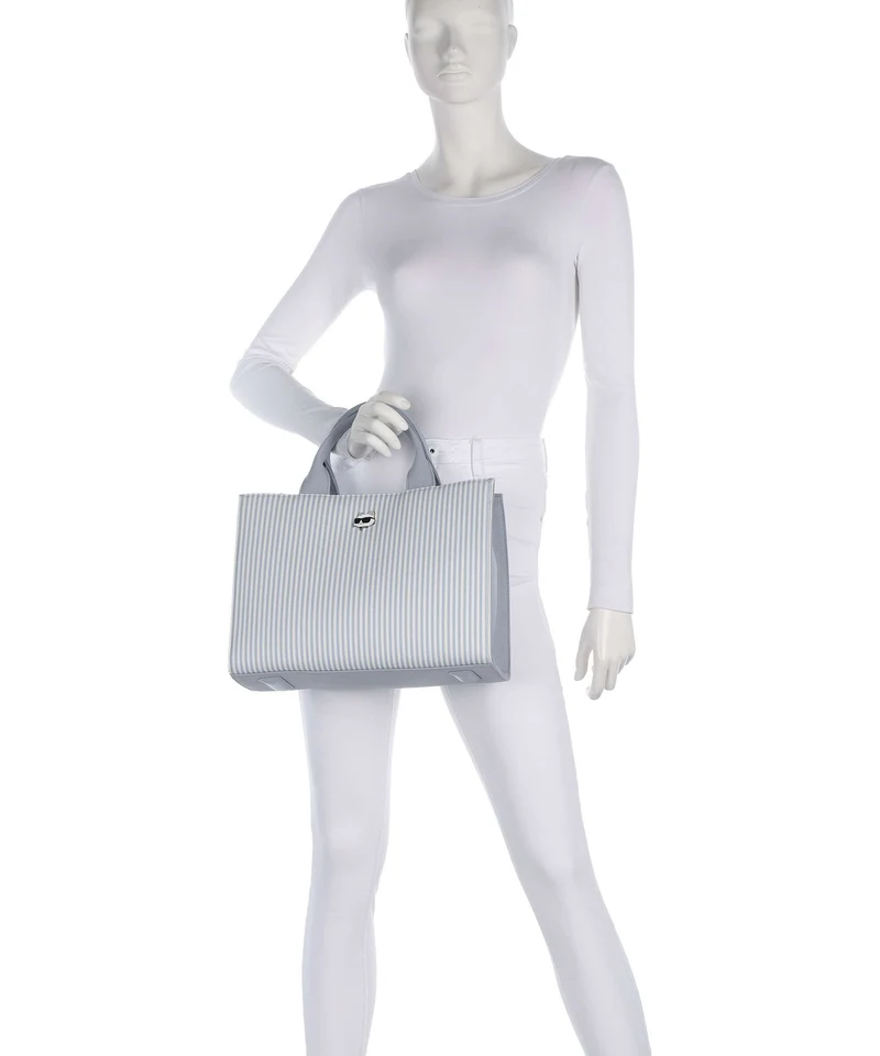 Karl Lagerfeld Ikon Medium Handtasche kentucky blue stripe