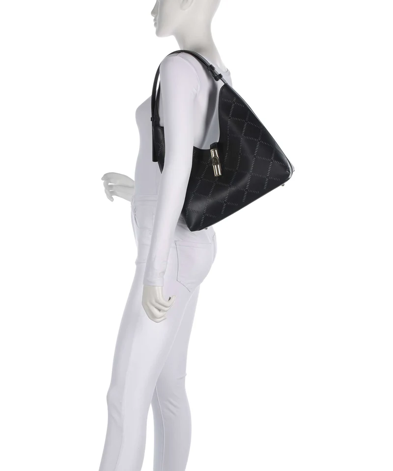 Furla Goccia M Beuteltasche nero
