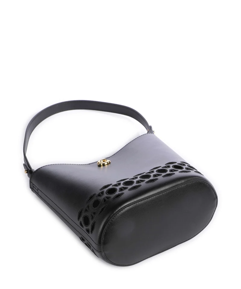 Coccinelle Nikla Monogram Sangallo Bucket Handtasche noir
