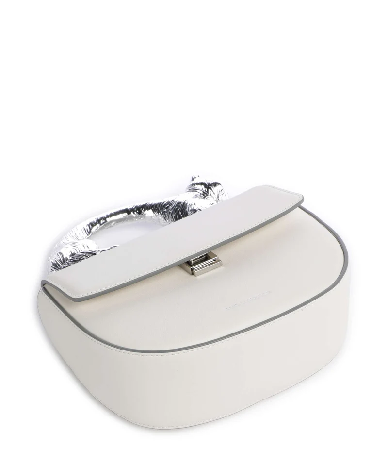 Karl Lagerfeld Ikon Choupette Umhängetasche off white