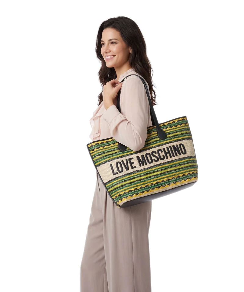 Love Moschino Sunset Stripes Shopper multicolour/black