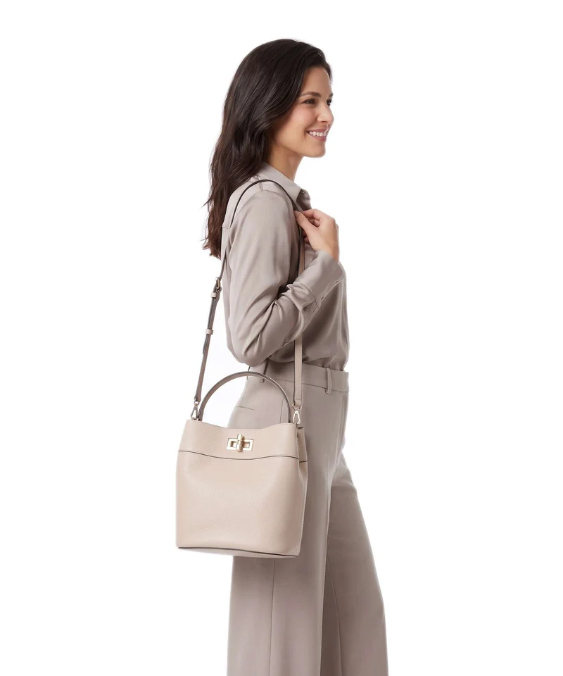 Furla Amelia M Bucket Handtasche cotone