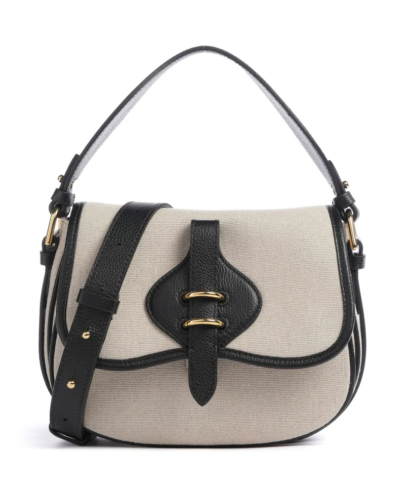 Coccinelle Mavery Canvas Handtasche natural/noir